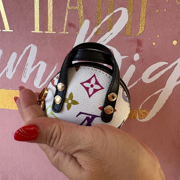 Multicolor Mini Bag Keychain - Picture 2 of 2